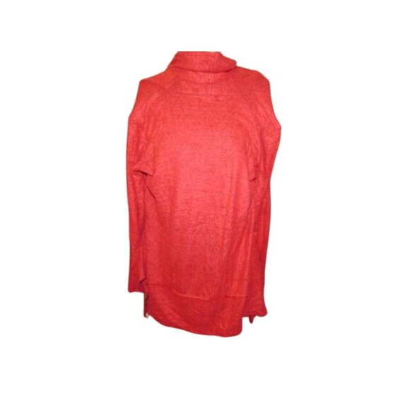 Jess & Jane Size S Small Red Heather cowl Neck Boutique Top NWT - Picture 1 of 2